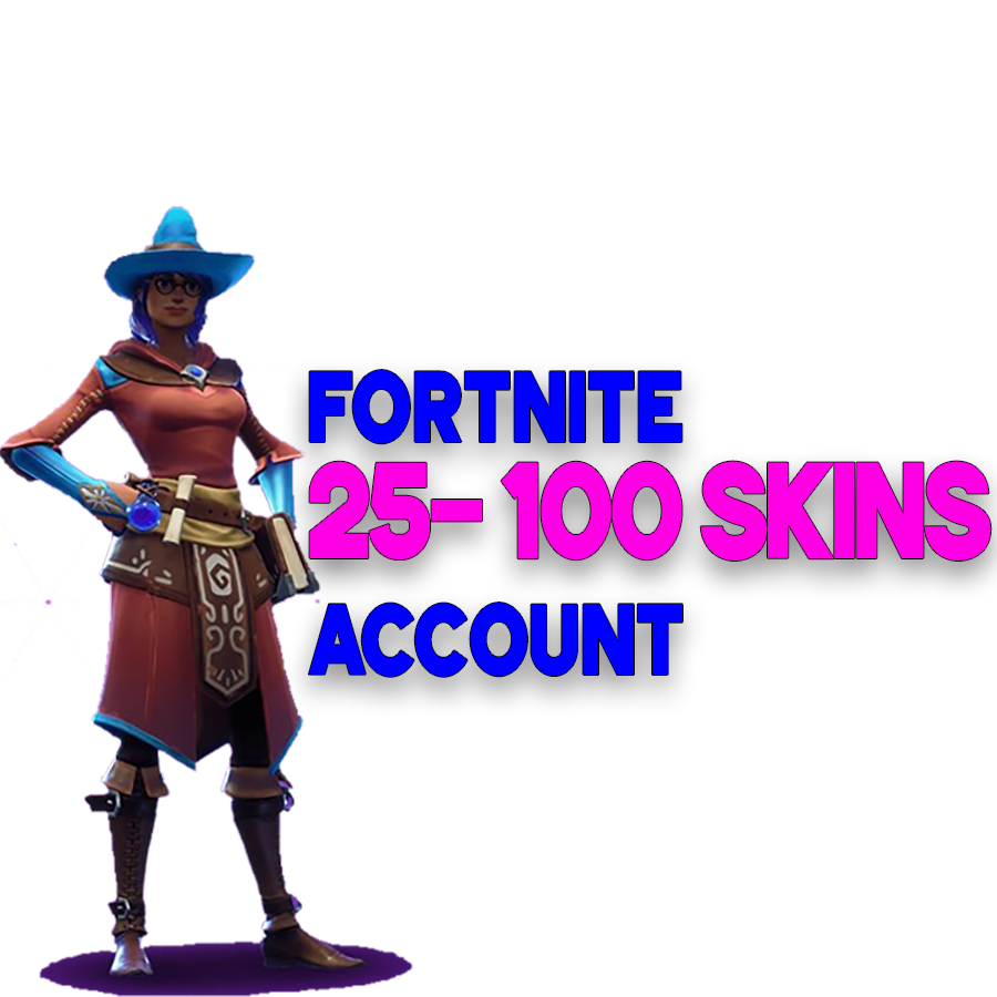 25 - 100 Skins Account