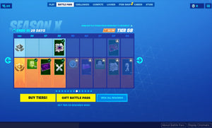 Fortnite Skin 48  V-Bucks 0  Tier 55  Account Lvl 342 Season Lvl 38