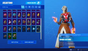 Fortnite Skin 41  V-Bucks 300  Tier 40  Account Lvl 358 Season Lvl 44