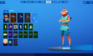 Fortnite Skin 48  V-Bucks 0  Tier 55  Account Lvl 342 Season Lvl 38