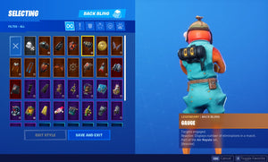 Fortnite Skin 48  V-Bucks 0  Tier 55  Account Lvl 342 Season Lvl 38